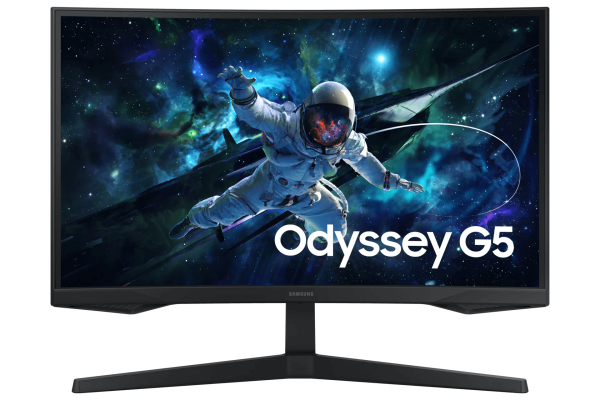 Samsung Odyssey G5 G55C, Monitor Gamer Curvo, 27", QHD VA, 165Hz, HDR10, AMD - LS27CG552ELXZS
