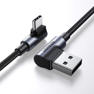 UGREEN US176 Cable Curvo USB A/USB C 3A 30W MAX 2MT- US176-20857